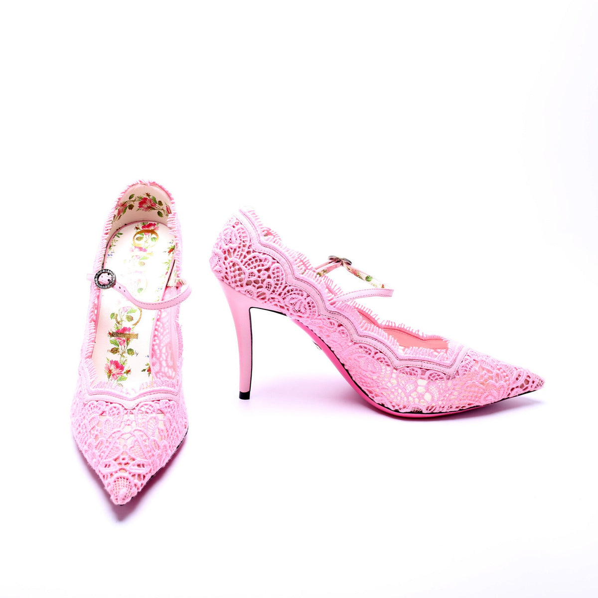 Virginia Lace Heels Size .