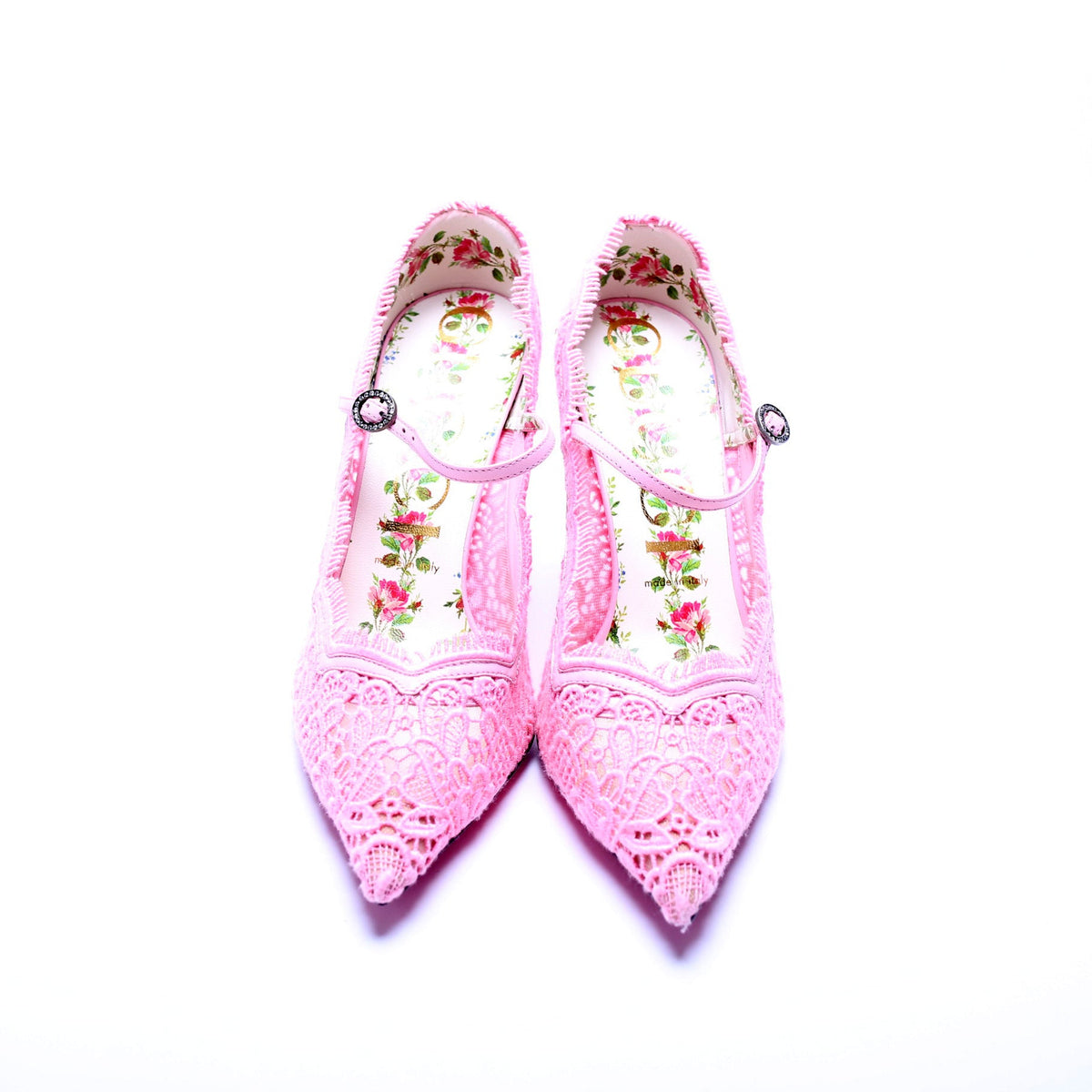 Virginia Lace Heels Size .