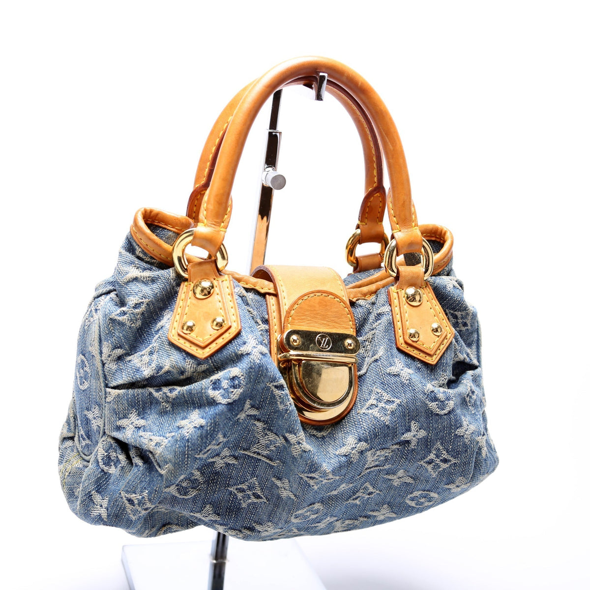 Pleaty Denim Monogram