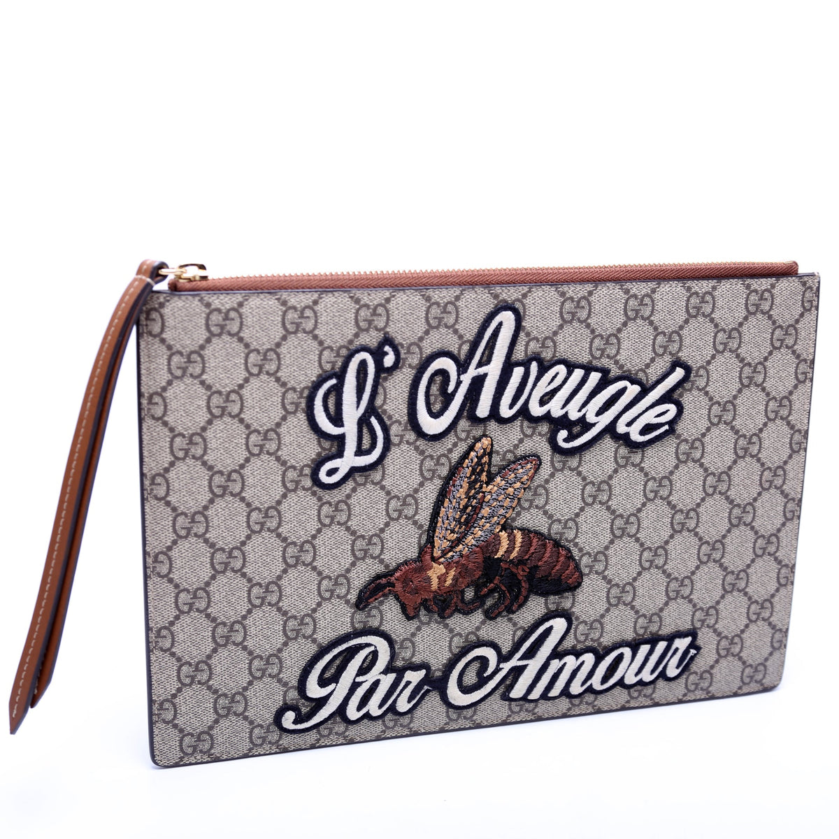 GG Canvas Zip Pouch