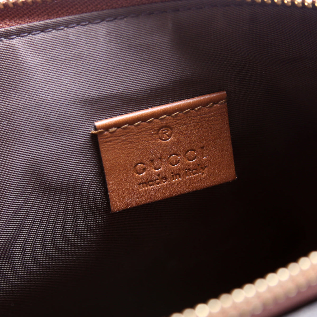 GG Canvas Zip Pouch