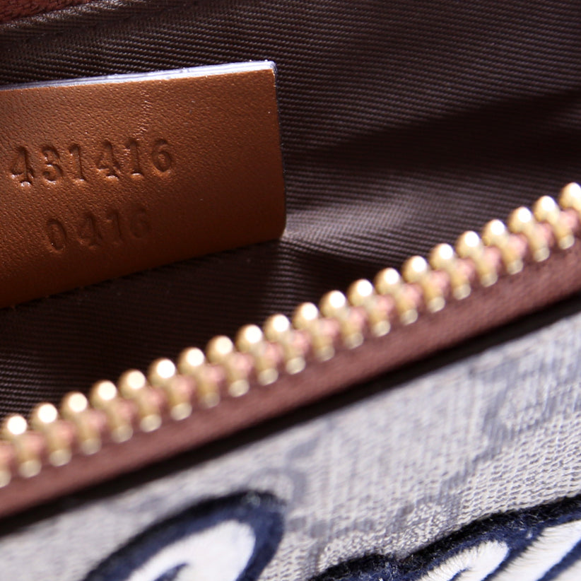 GG Canvas Zip Pouch