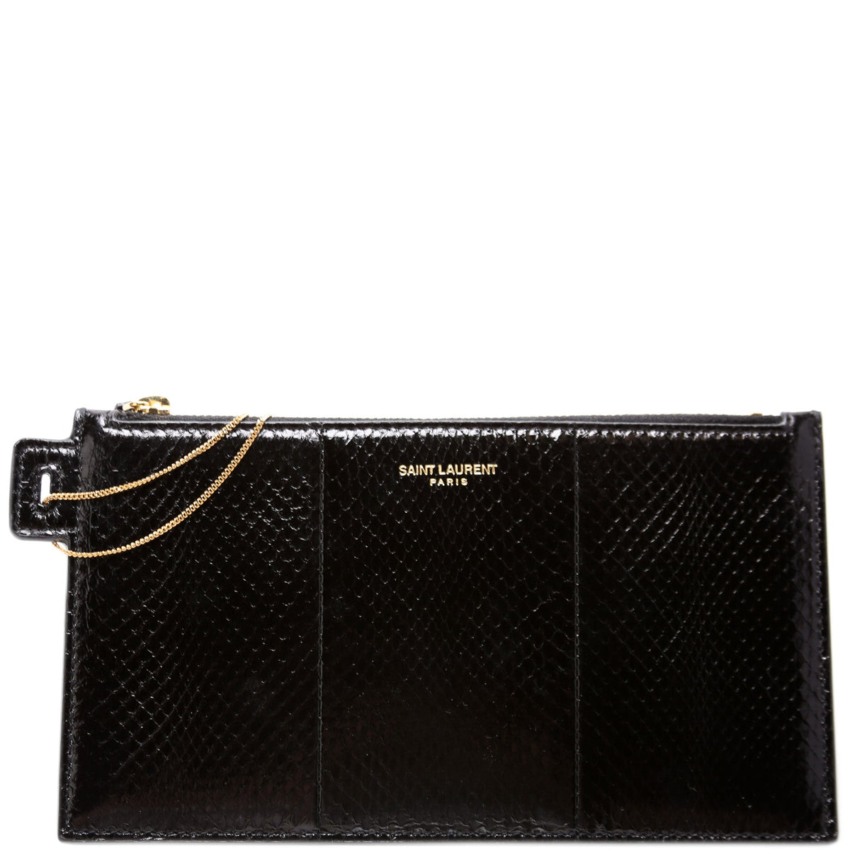 Snakeskin Pouch w/ Chain