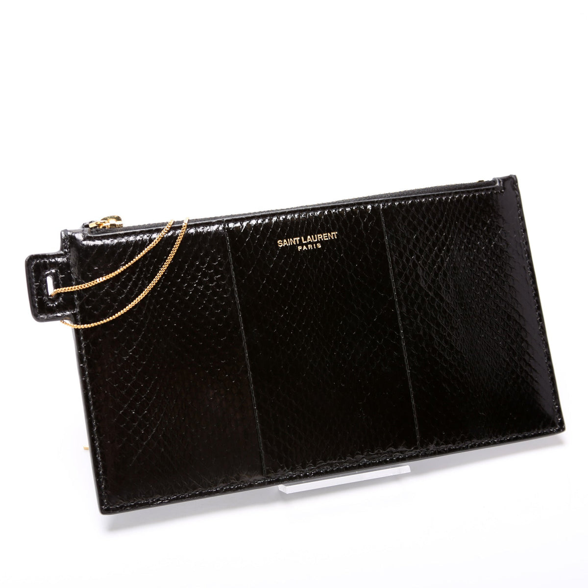 Snakeskin Pouch w/ Chain
