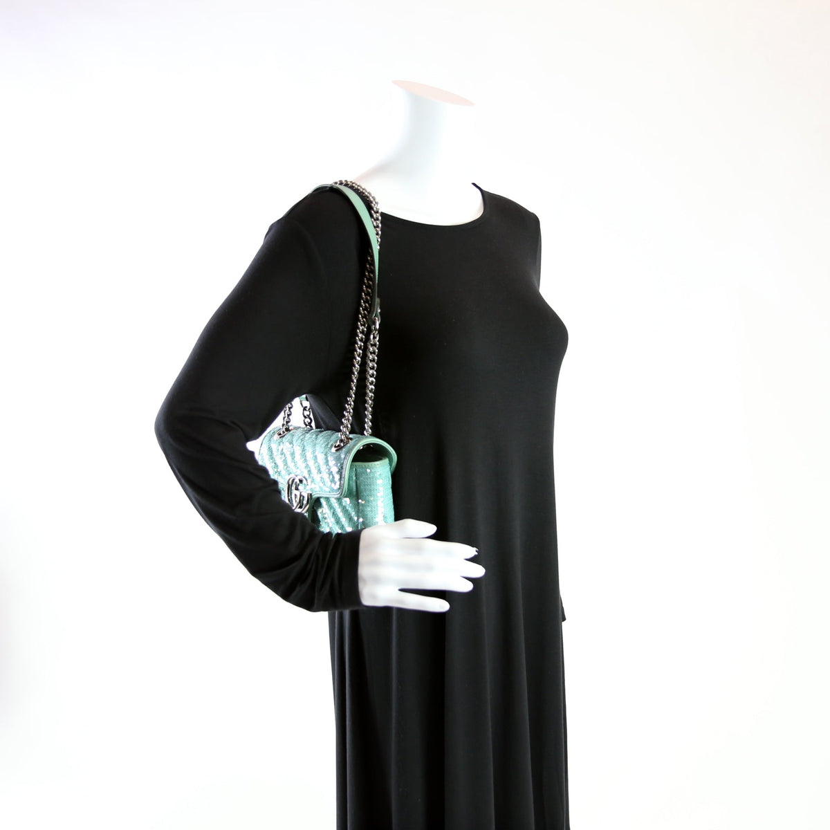 Marmont Sequin Shoulder Mini Flap