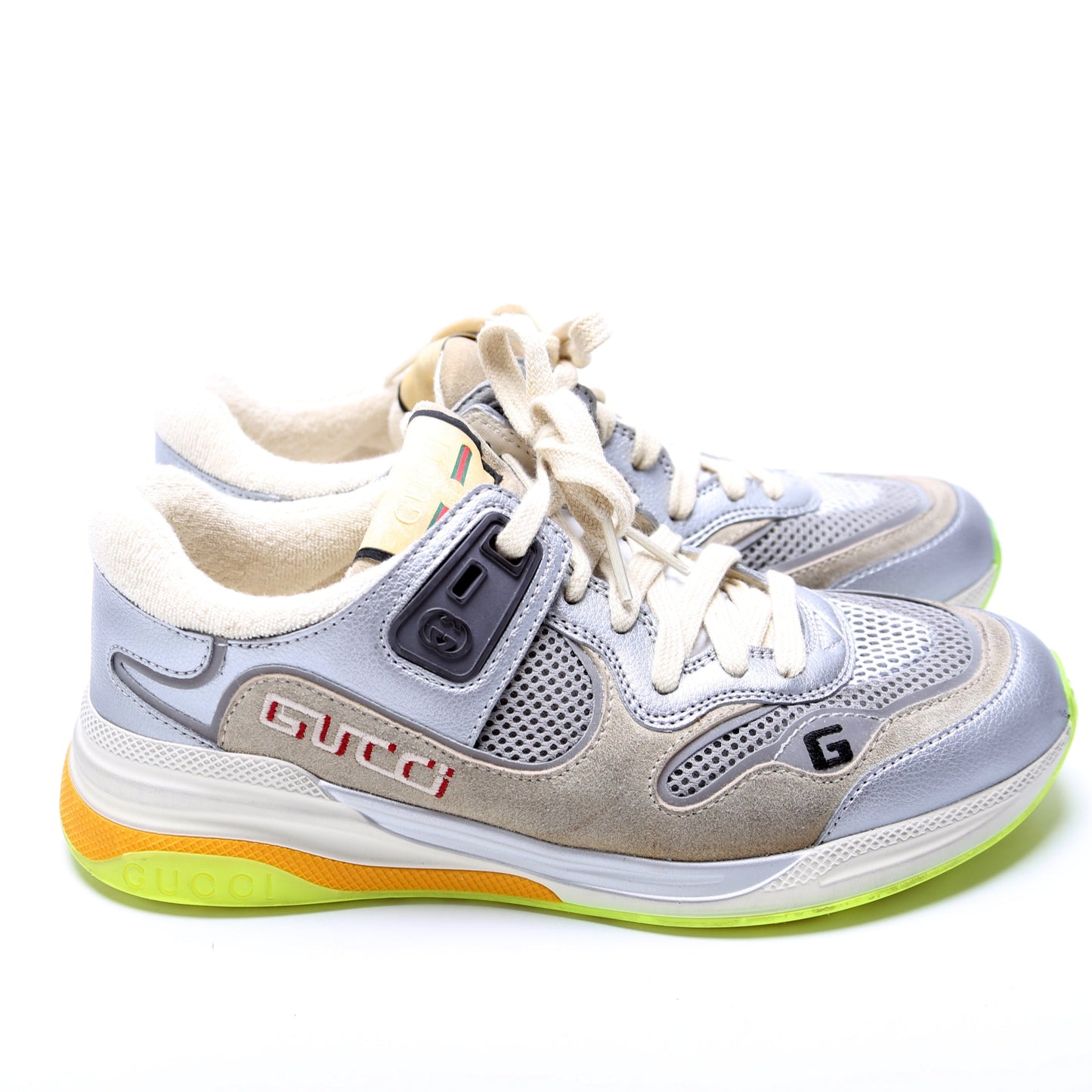 Gucci Screener Distressed Sneakers Size .
