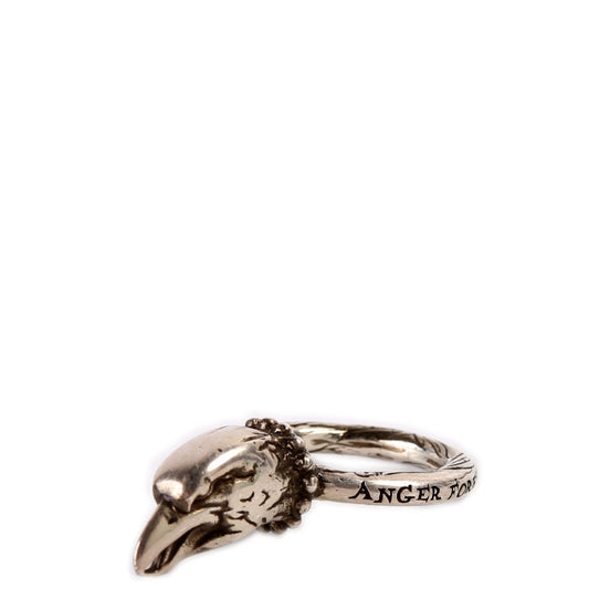Anger Forest Eagle Head  Ring Size .