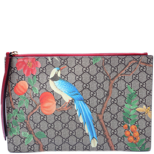 Gucci  GG Supreme Tian Pouch