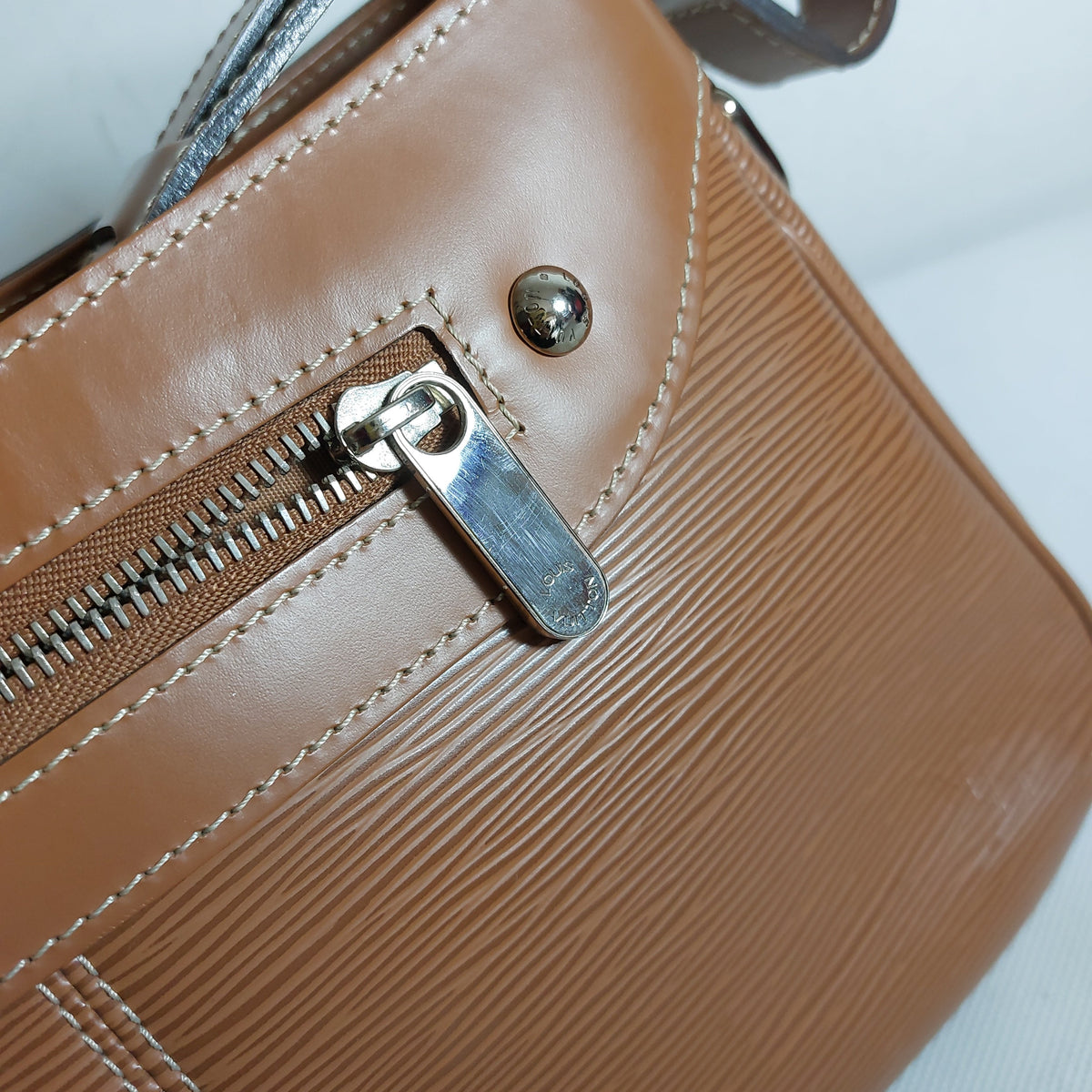 Louis Vuitton Tan Epi Leather Turenne Handbag | Gently Used |