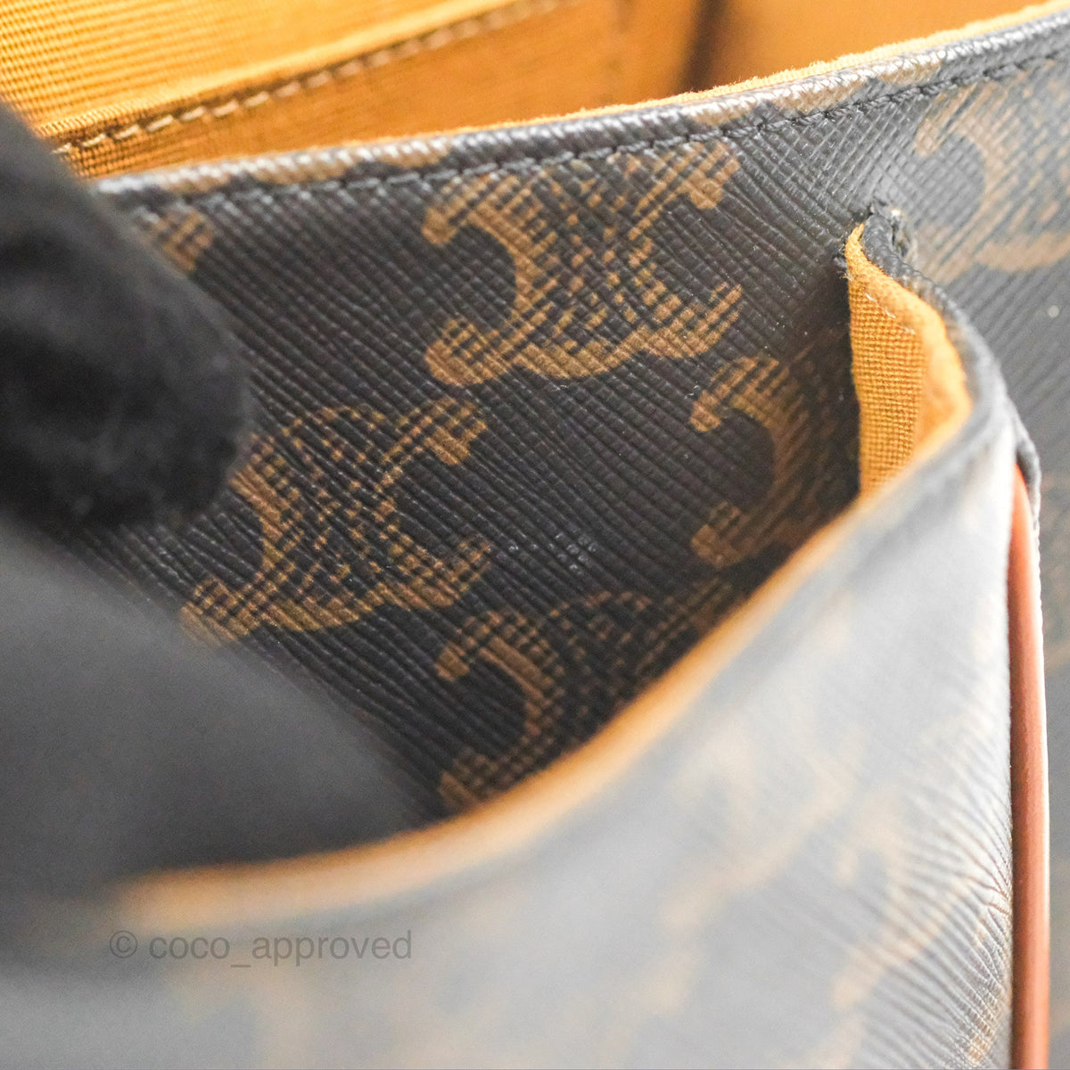 Celine Medium Folco Bag Triomphe Canvas Tan