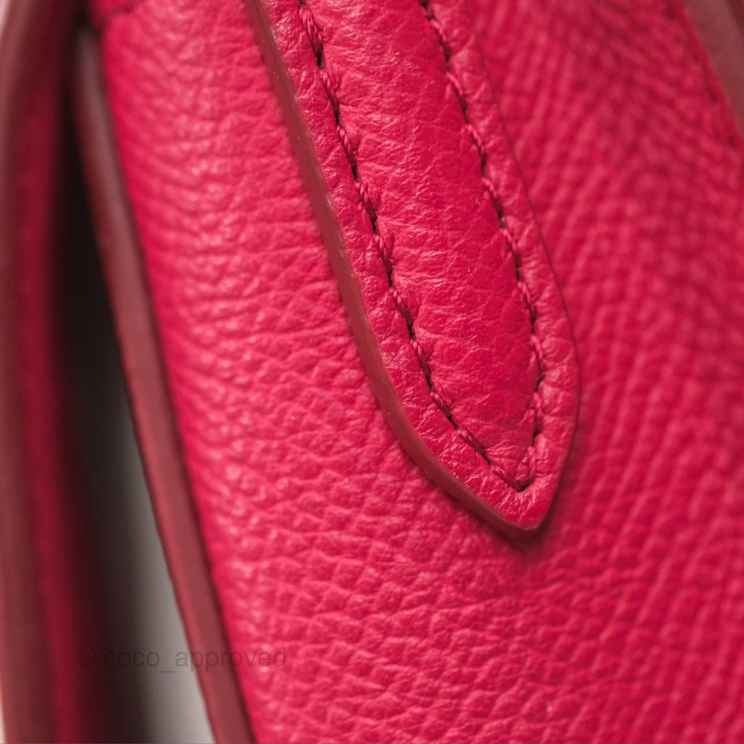 Celine Small Trotteur Crossbody Bag Grained Calfskin Dark Pink