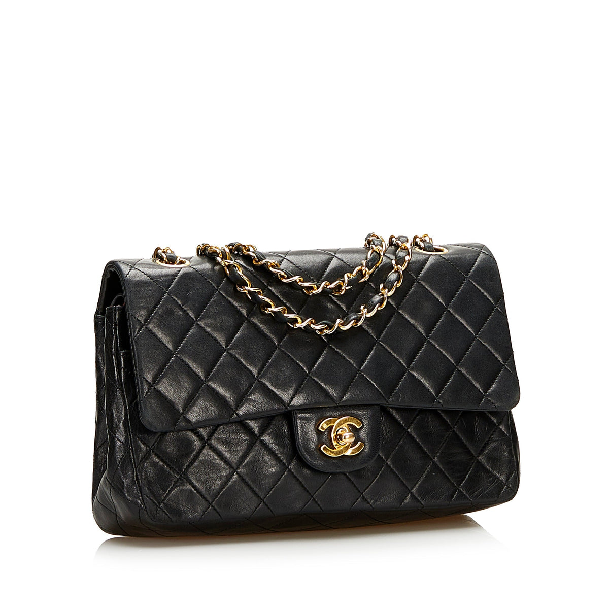 Chanel Medium Classic  Lambskin Double Flap Bag