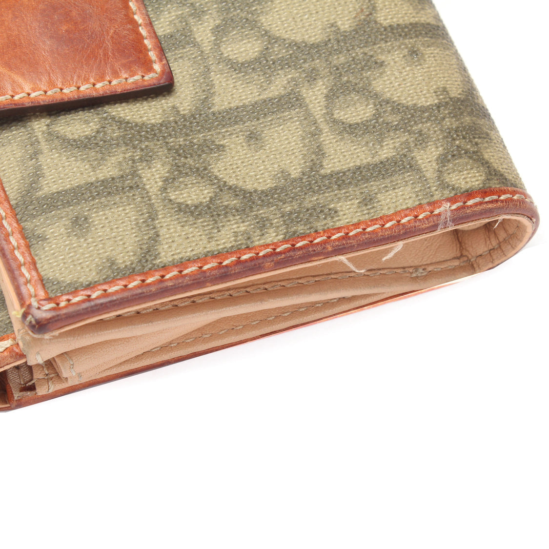 Oblique Canvas Compact Wallet