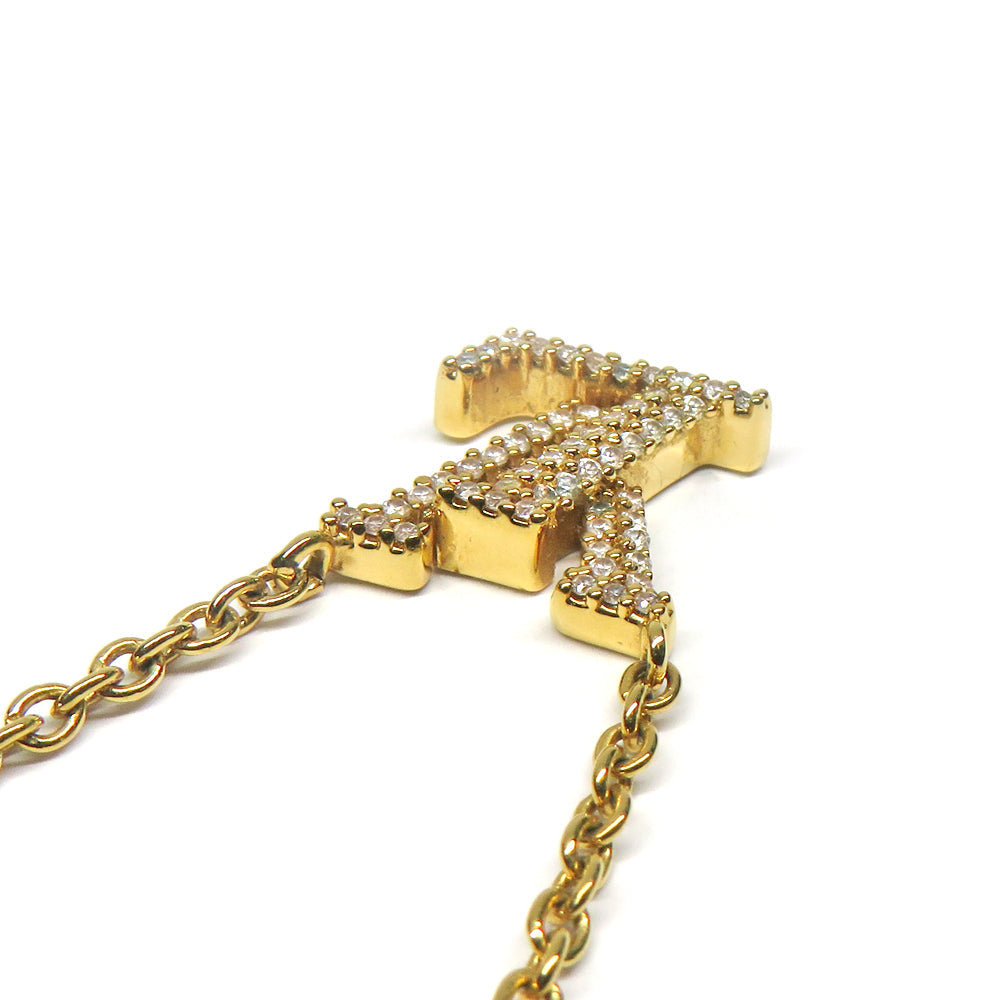 Louis Vuitton LV iconic necklace M00596 penchant g metal straws men  jewelry accessories cleaned