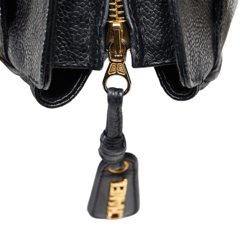 Chanel Vintage Triple Coca-Cola Chain  Bag Black Caviar  Lady Chanel