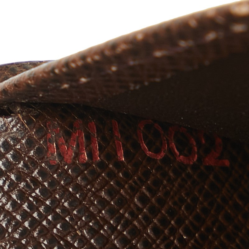 Louis Vuitton Portemone Vienna Double Fold Wallet N61664 Brown PVC Leather  Louis Vuitton