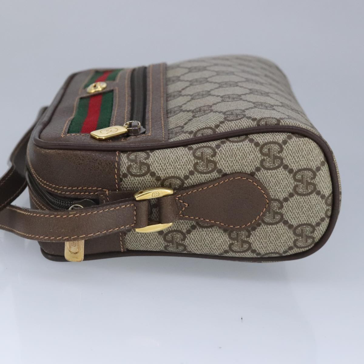 Gucci Ophidia Beige Canvas Shoulder Bag