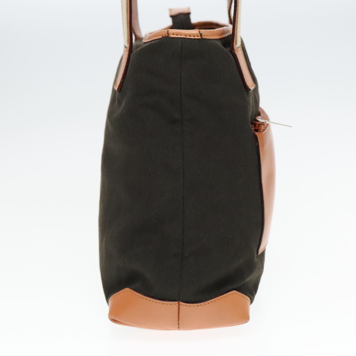Gucci Khaki Canvas Tote Bag