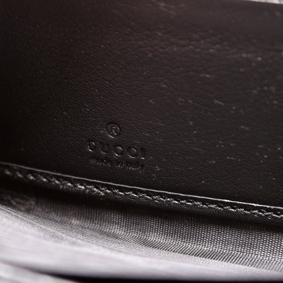 GG Marmont Pearly Zip Around Wallet