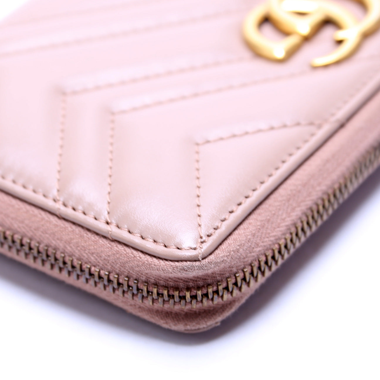 GG Marmont Zip Around Wallet