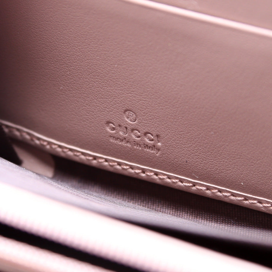 GG Marmont Zip Around Wallet