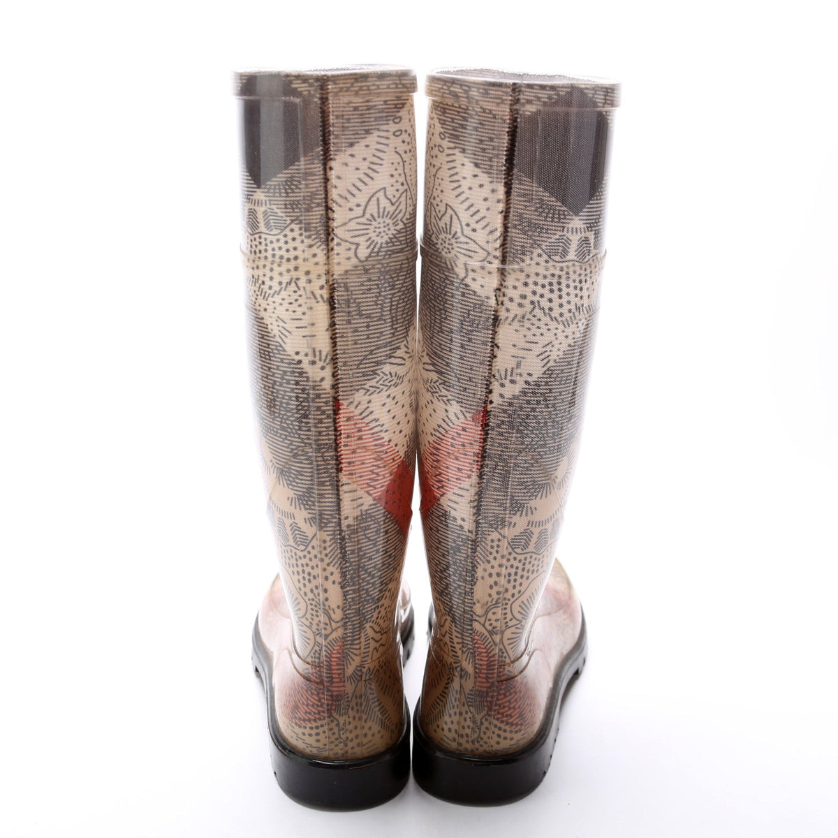 Check Rubber Boots Size 38