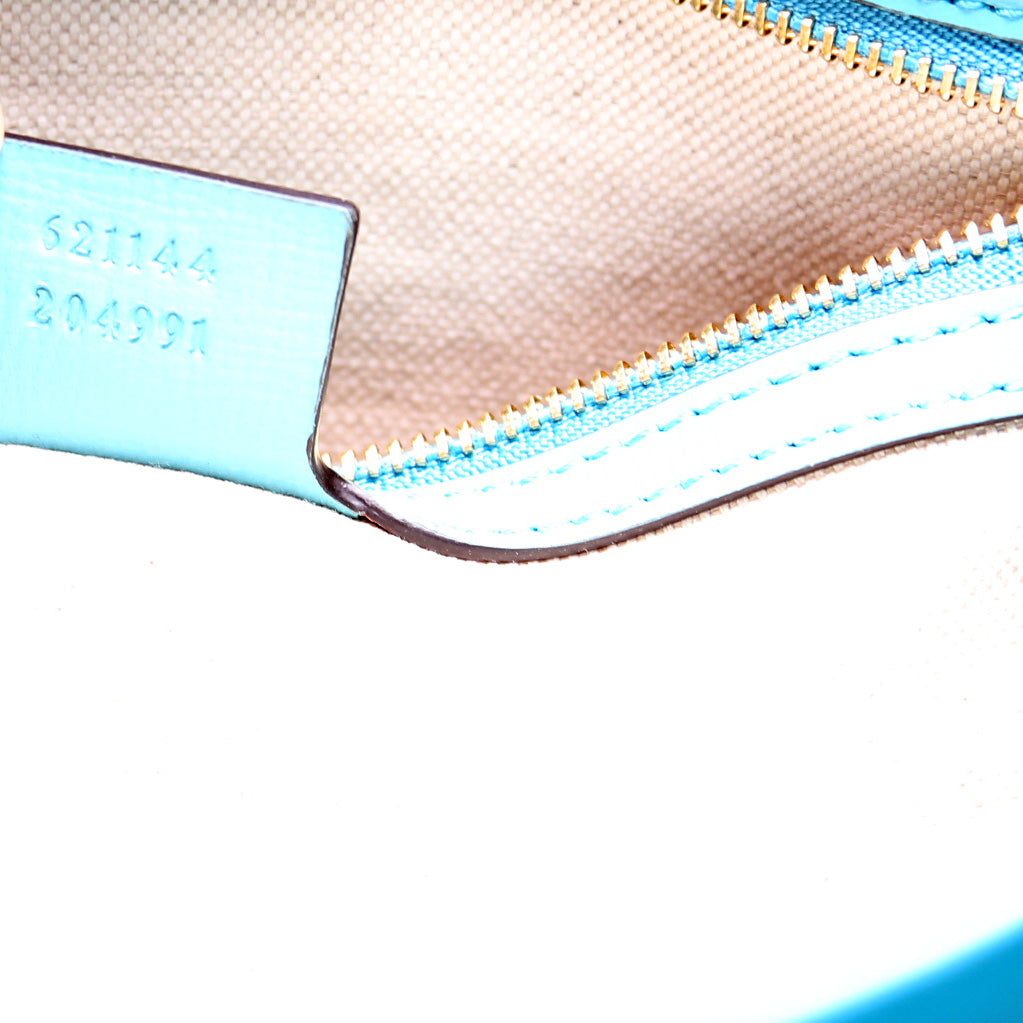 Horsebit Raffia Chain Tote