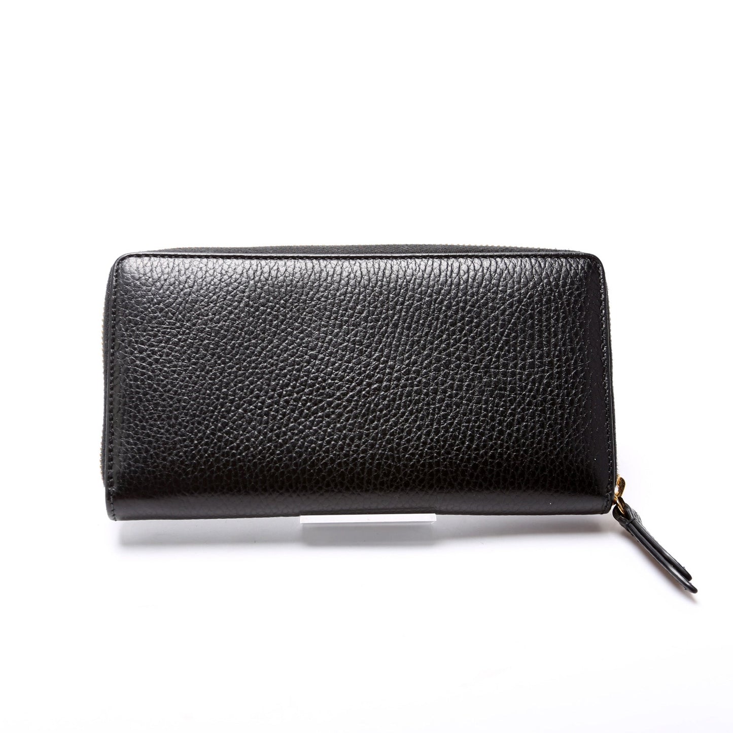 GG Leather Zip Around Wallet