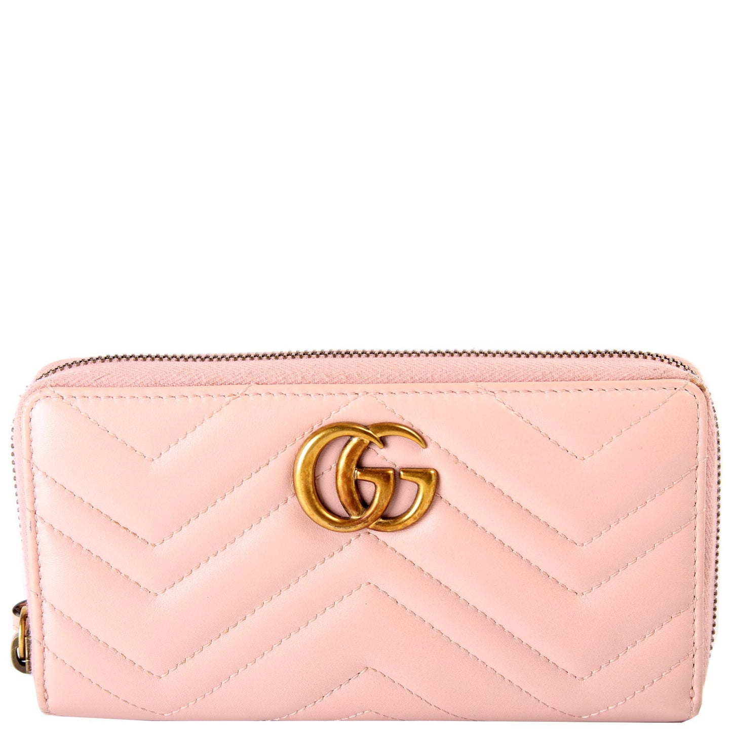 GG Marmont Zip Around Wallet