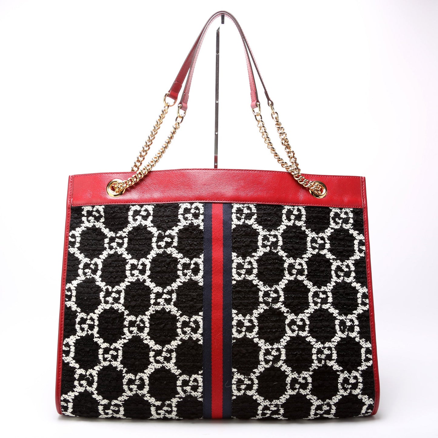 Rajah Chain GG Tweed Tote