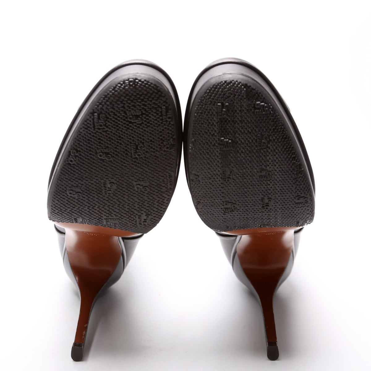Cap Toe Leather Booties Size 40