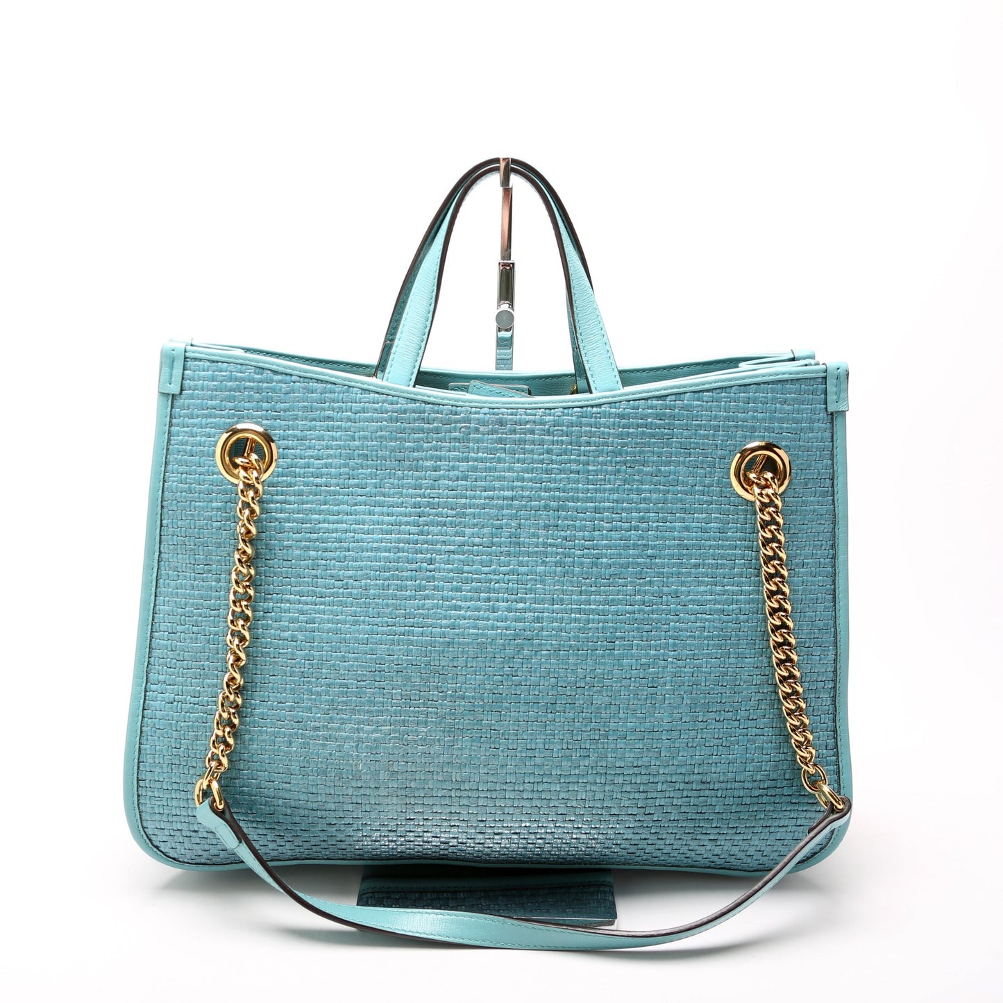 Horsebit Raffia Large Tote