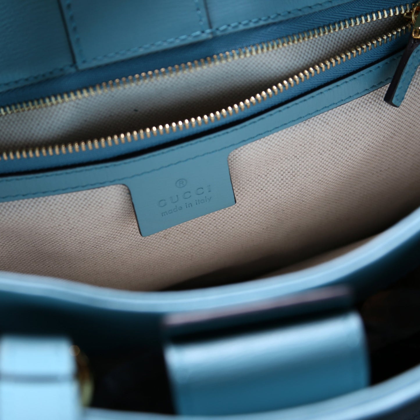 Horsebit Raffia Large Tote