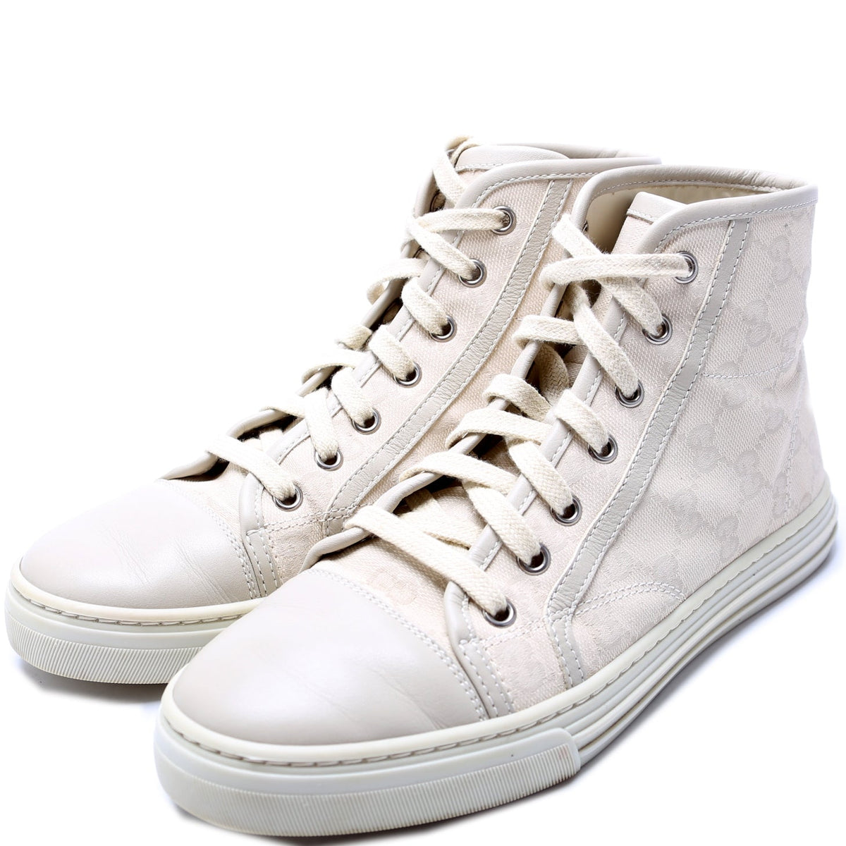 GG Canvas High Top Sneakers Size
