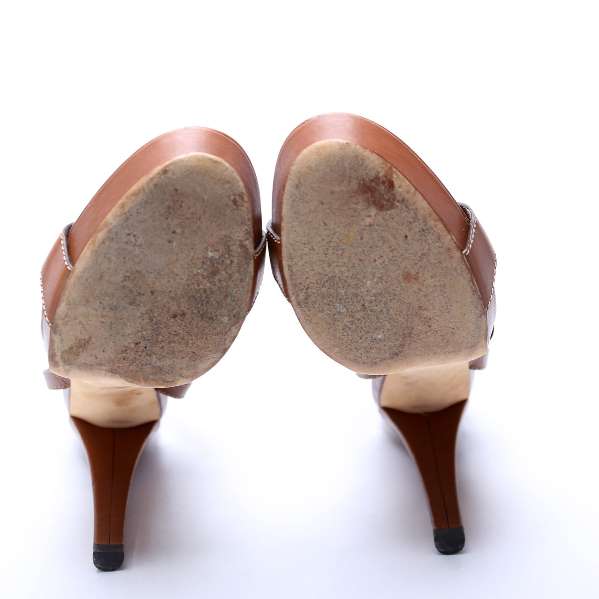 Horsebit Sandal Heel Size .
