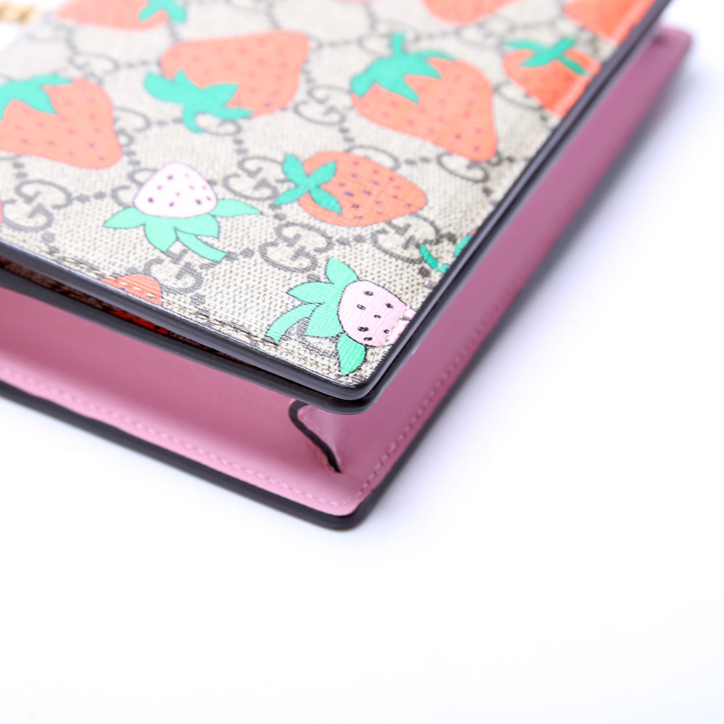 GG Stawberry Chain Wallet
