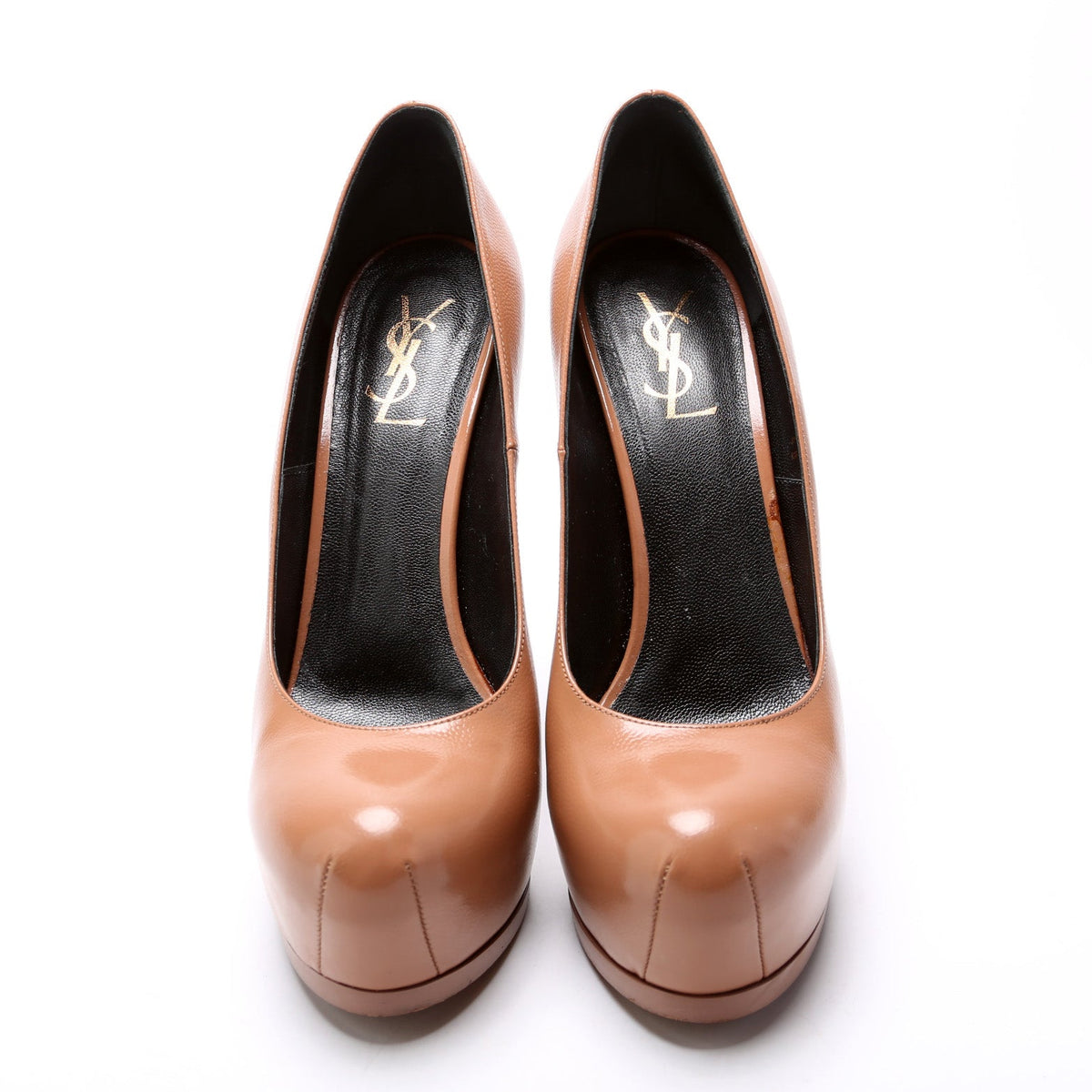 Leather Platform Pumps Size