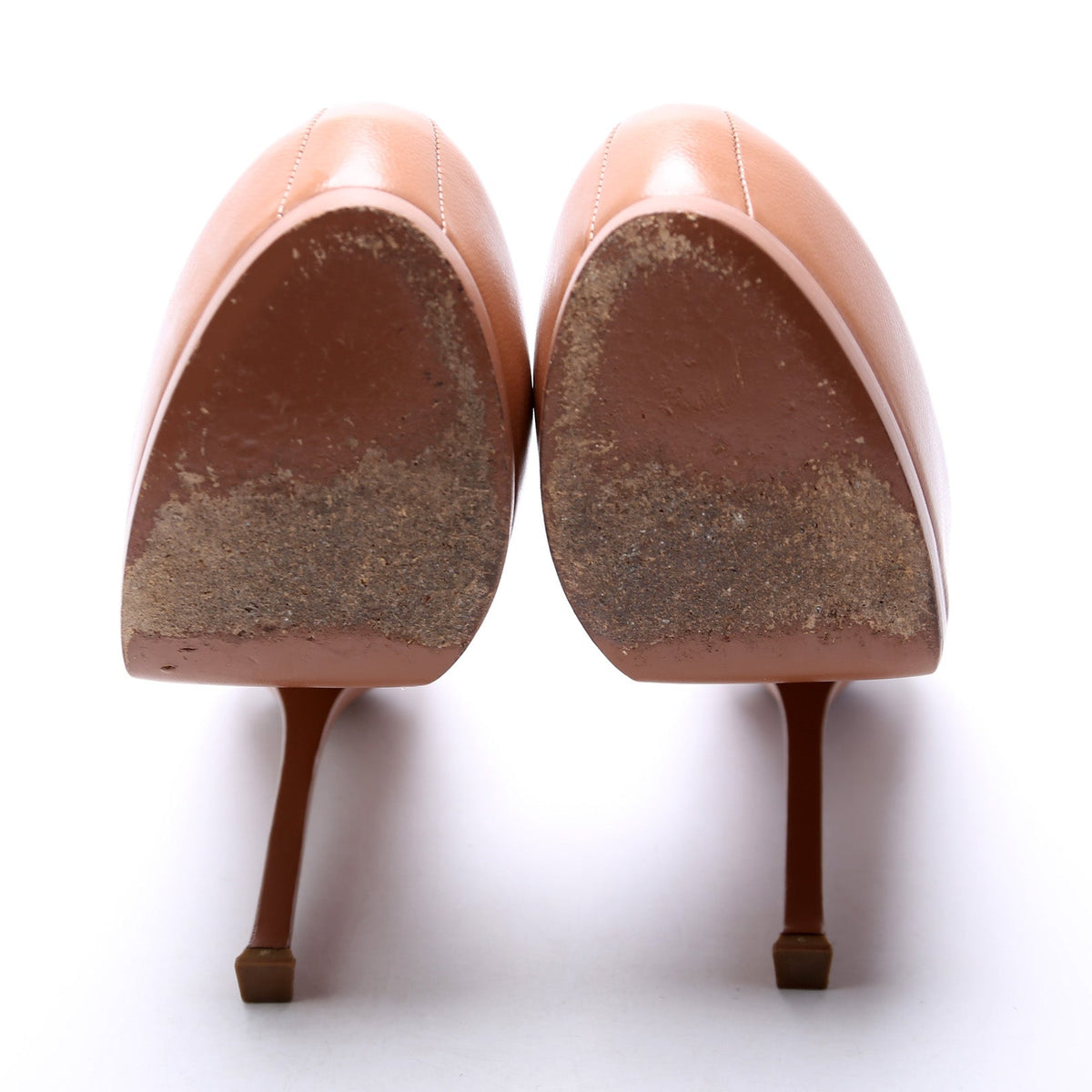 Leather Platform Pumps Size