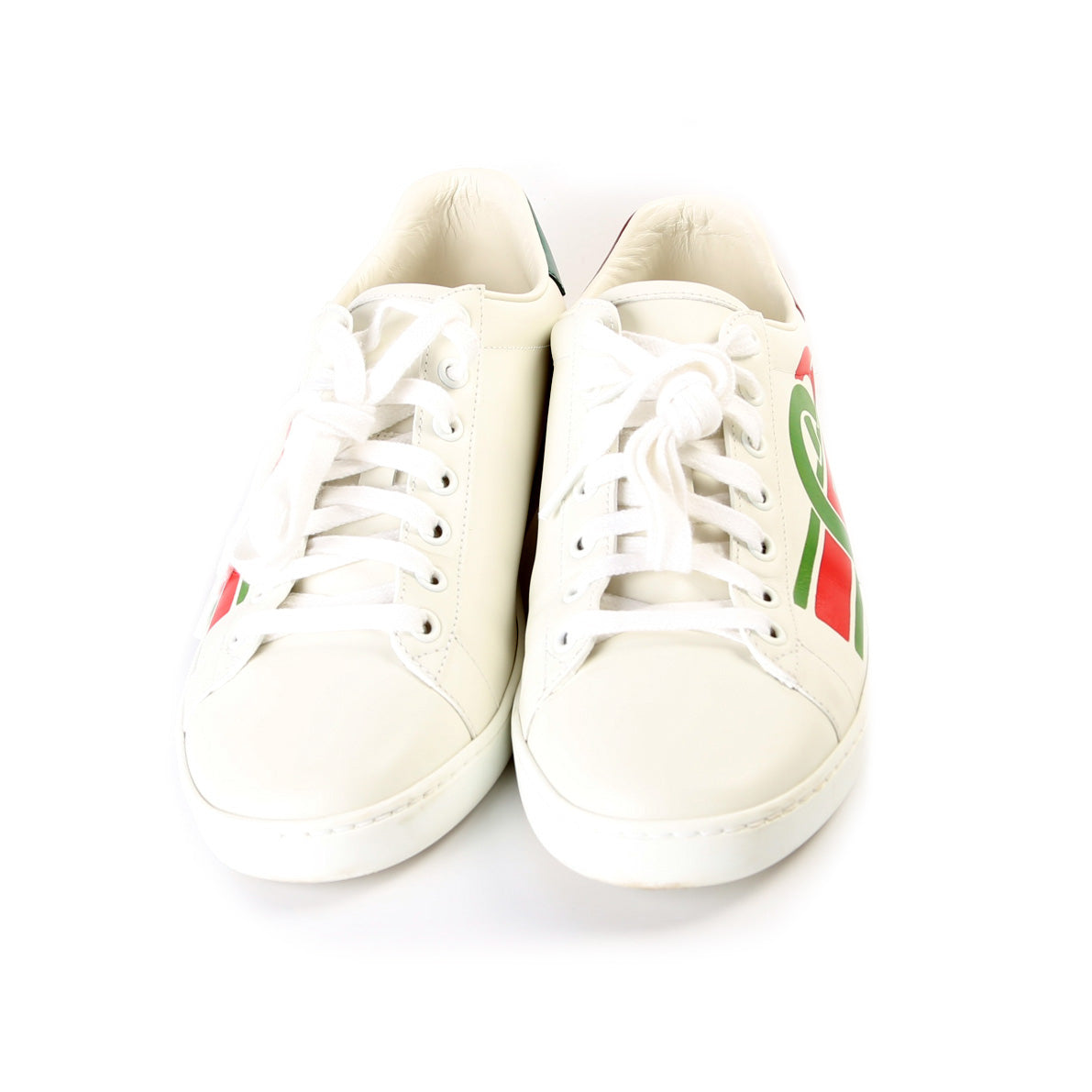 Ace Logo Leather Sneakers Size .