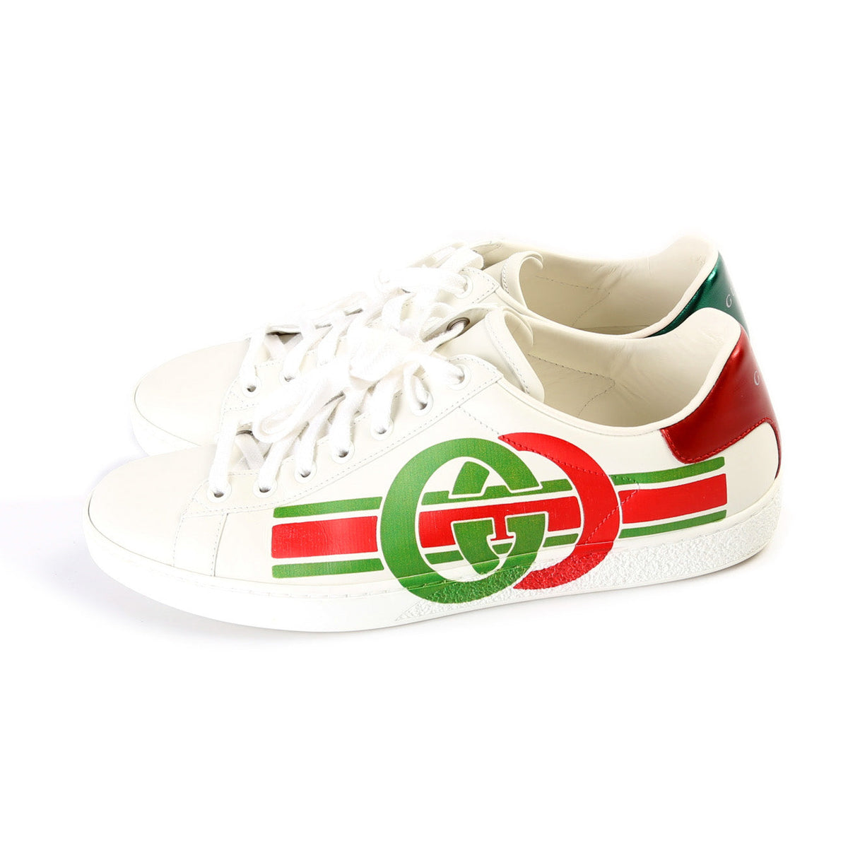 Ace Logo Leather Sneakers Size .