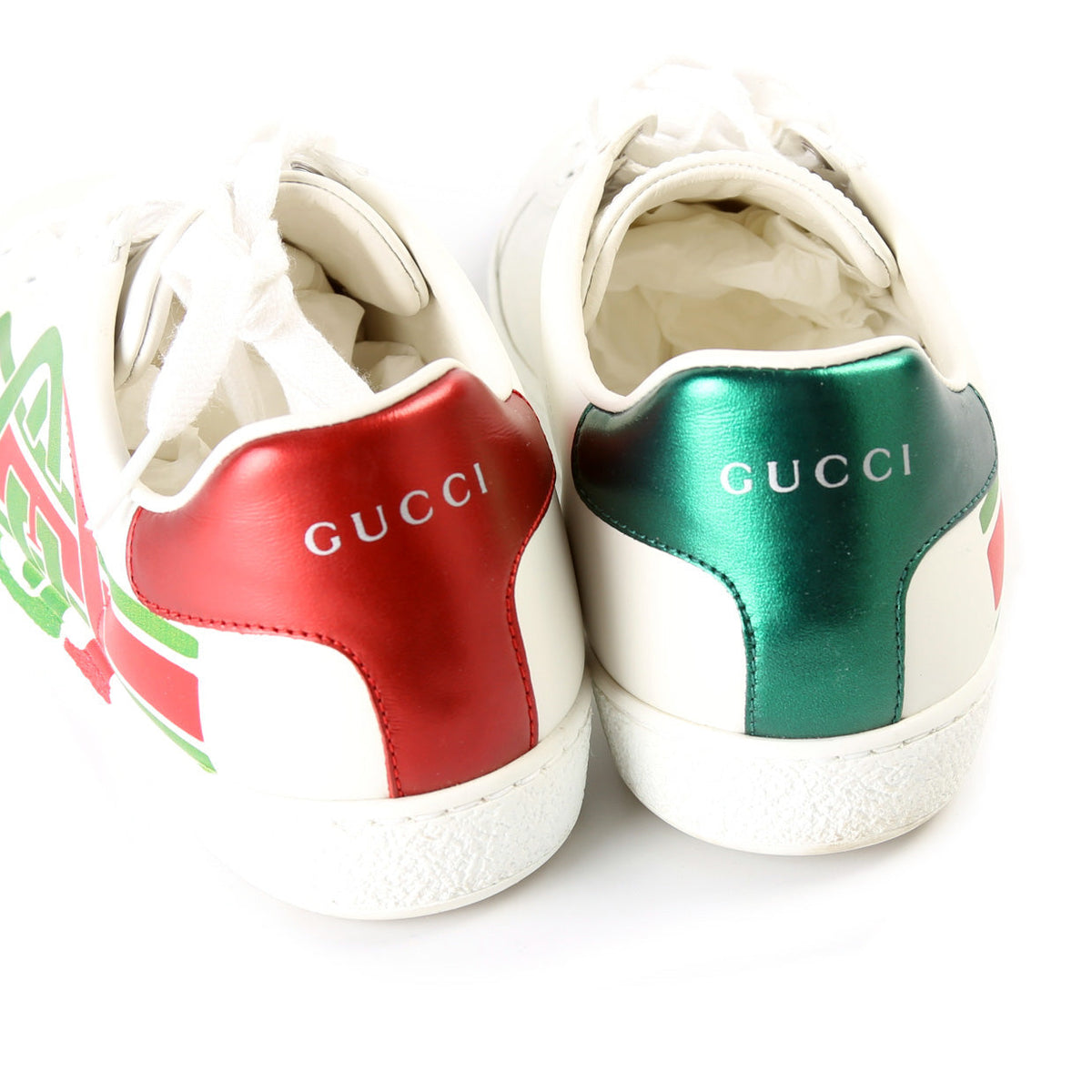 Ace Logo Leather Sneakers Size .