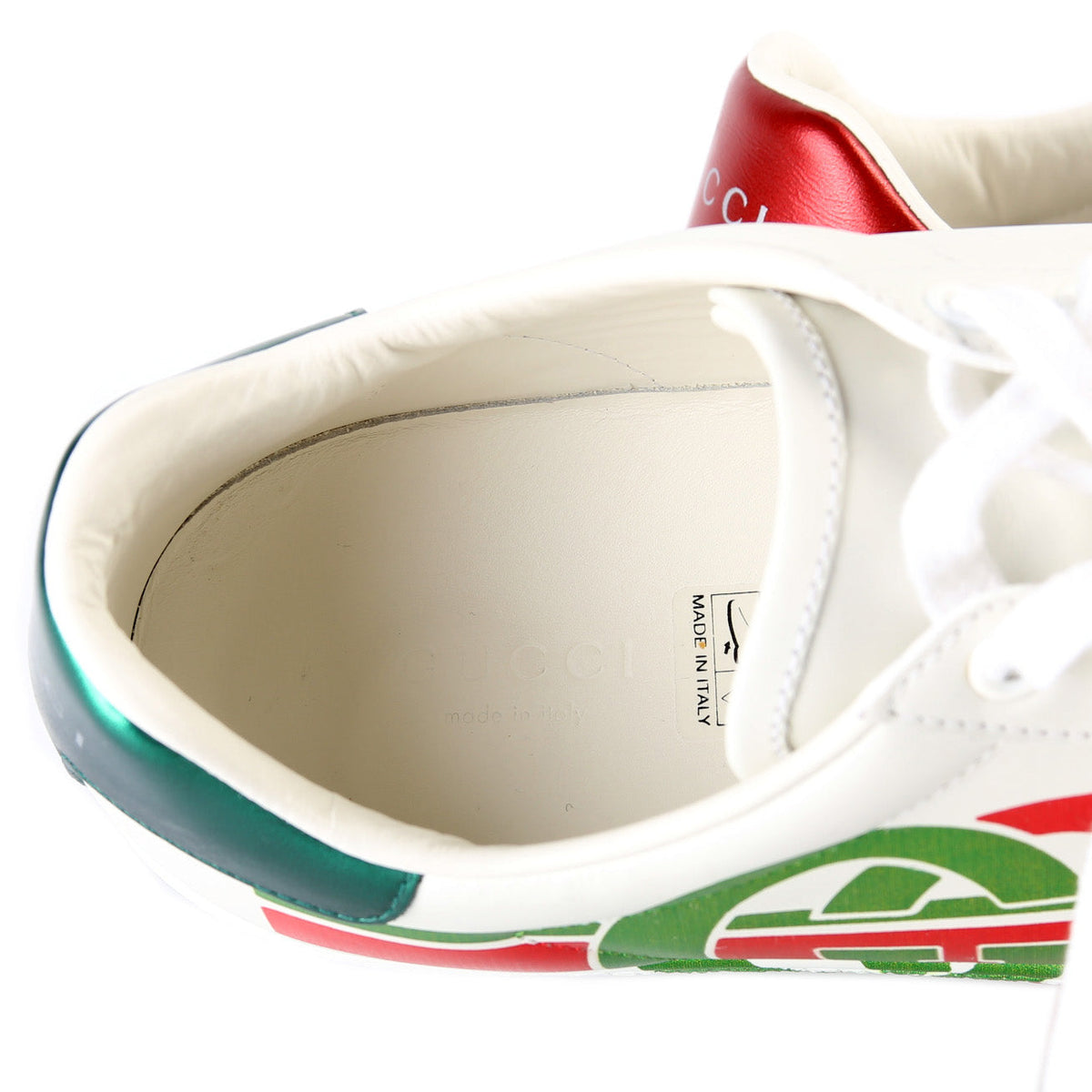 Ace Logo Leather Sneakers Size .