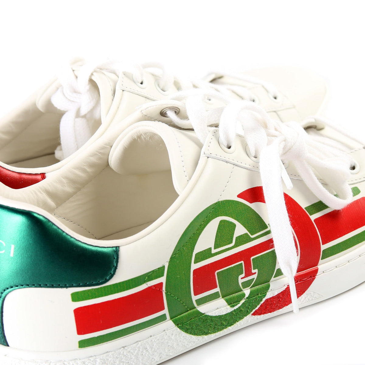 Ace Logo Leather Sneakers Size .
