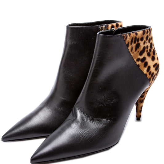 Ankle Booties Leather/Calfskin Size .