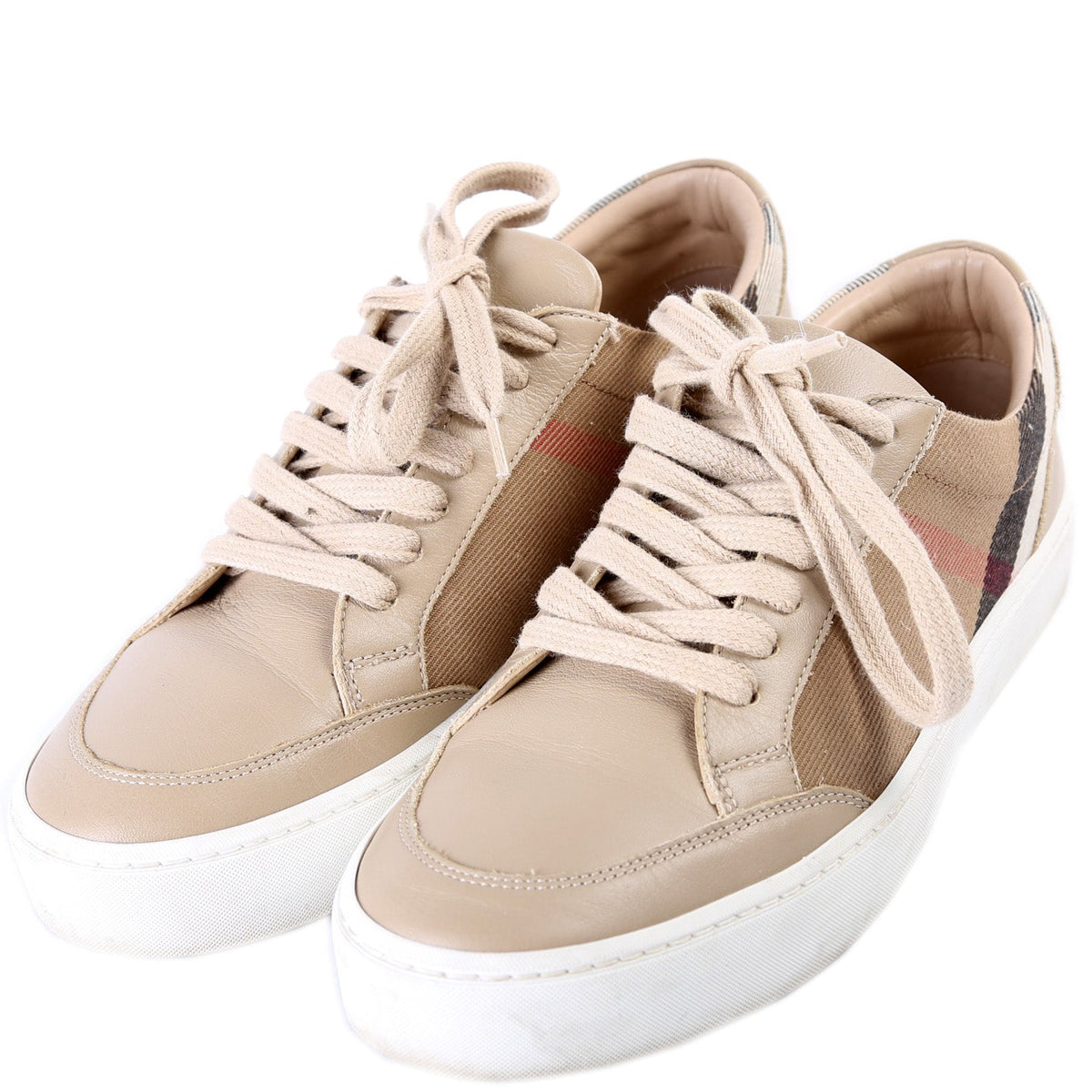 Salmond Check Sneakers Size 36.5