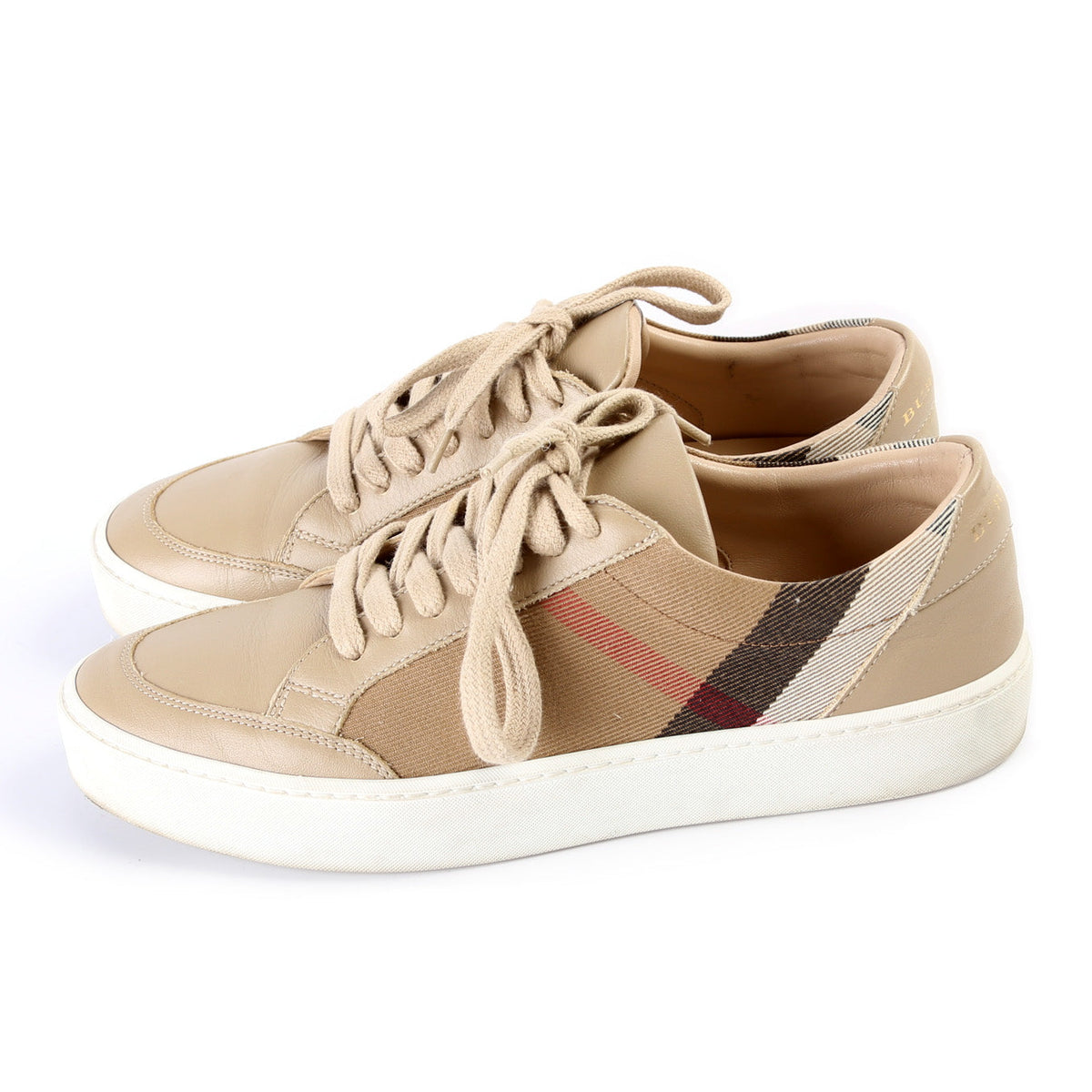 Salmond Check Sneakers Size 36.5