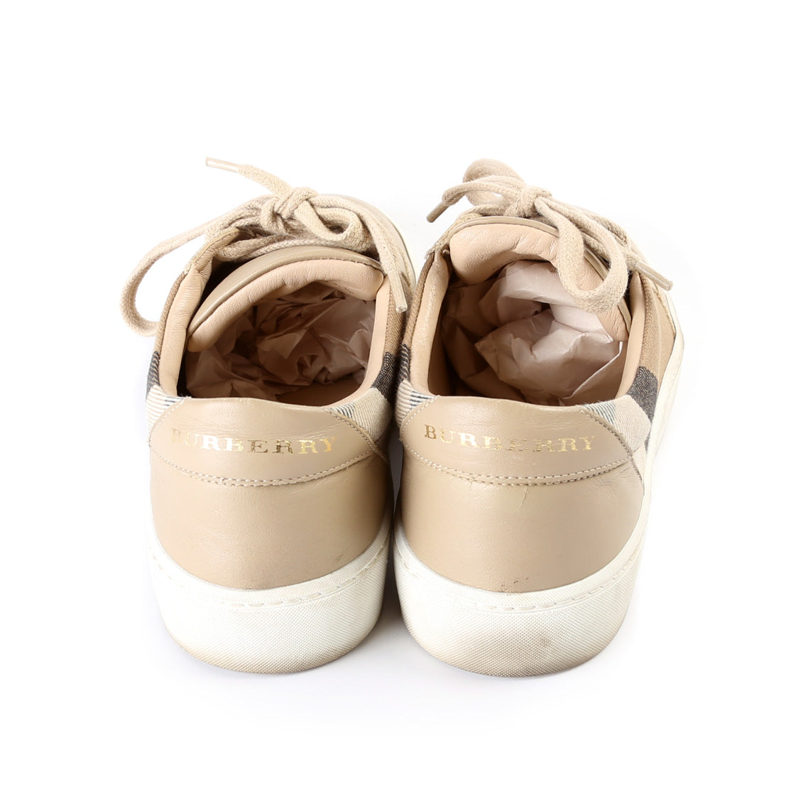 Salmond Check Sneakers Size 36.5