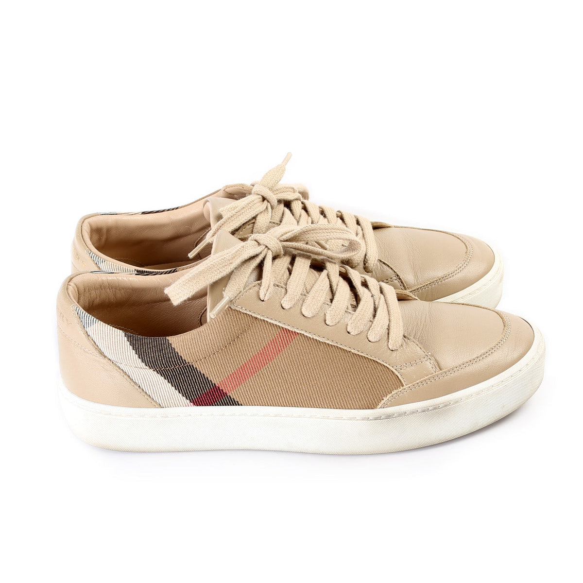 Salmond Check Sneakers Size 36.5