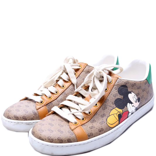 Gucci Ace Web Disney Sneakers Size