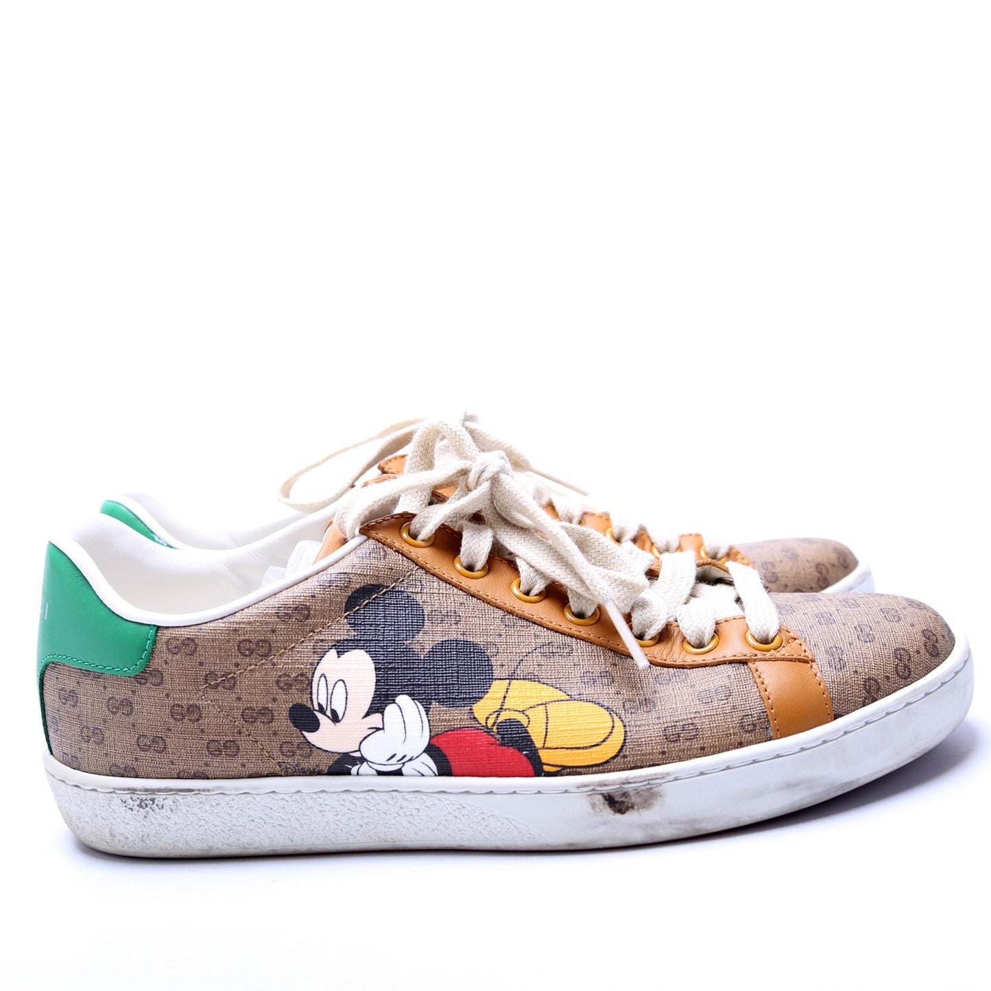 Gucci Ace Web Disney Sneakers Size